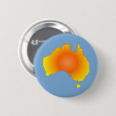 サニーオーストラリアの地図 缶バッジ (正面&裏面)