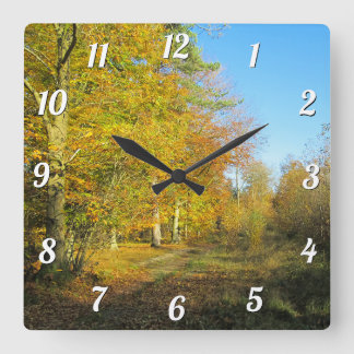 サニーオータムウォークカスタム- スクエア壁時計