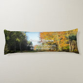 サニーオータムウォークパーソナライズされた- ボディピロー