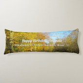 サニーオータムウォークパーソナライズされた- ボディピロー