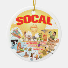 サニーカリフォルニアセラミックオーナメント セラミックオーナメント