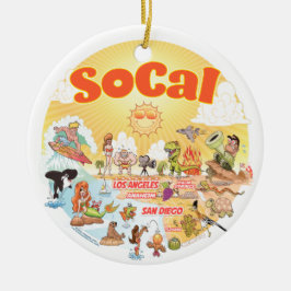 サニーカリフォルニアセラミックオーナメント セラミックオーナメント