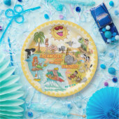 サニーカリフォルニアビーチプレート ペーパープレート (パーティー)