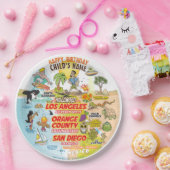 サニーカリフォルニア ペーパープレート (パーティー)