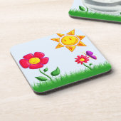 サニーガーデンイラストレーション コースター (左側)