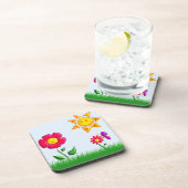 サニーガーデンイラストレーション コースター (右側)