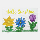 サニーガーデンフラワー キッチンタオル (横)