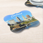 サニークリーブランドリバービュー ペーパーコースター (アングル)
