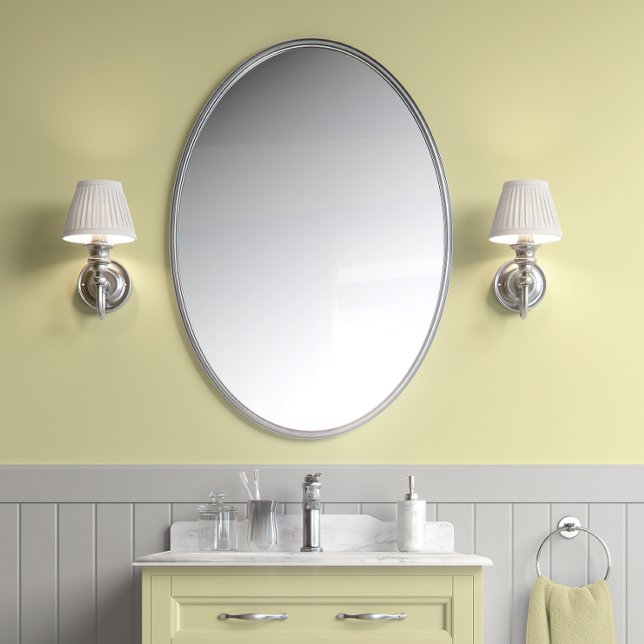 サニーグロー淡い色の – 黄 – ミニマリスト 壁紙 (Color: Sunny Glow - Pale Yellow - Minimalist Peel and Stick Wallpaper)