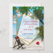 サニーケープタウンからハッピーホリデイズ 招待状 (正面)