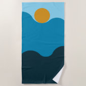 サニーコットンビーチタオル ビーチタオル (正面)