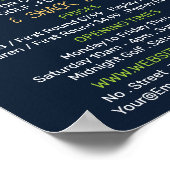 サニーゴルフコース、ミニゴルフコースズ広告ーズ ポスター (角)