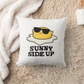 サニーサイドアップフライおもしろいドエッグパン クッション (ブランケット)