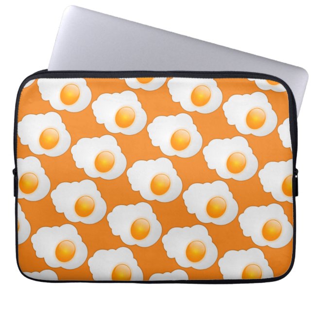 サニーサイドアップ卵 ラップトップスリーブ (正面)