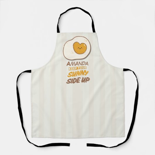 サニーサイドアップ、キッチン、ベーク、調理師、シェフエプロン エプロン (正面)
