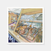 サニーサイドオブインサニティネス スタンダードカクテルナプキン (正面)