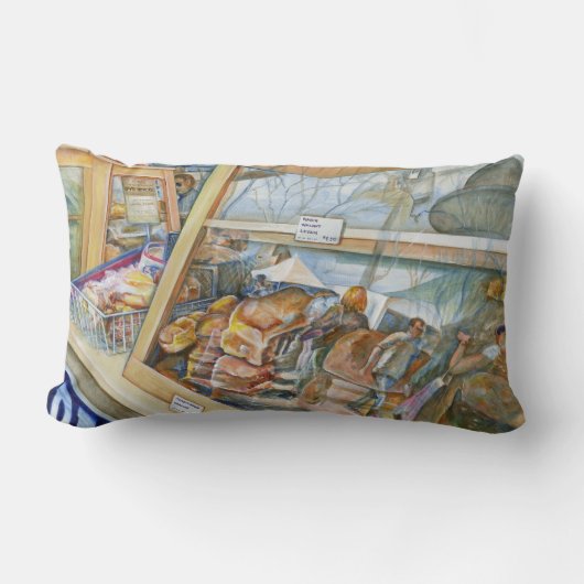 サニーサイドオブインサニティネス ランバークッション (正面)