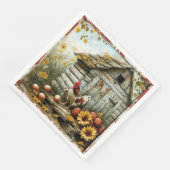 サニーサイドファームハウスのペーパーナプキン (コーナー)