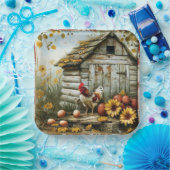 サニーサイドファームハウスの紙皿 ペーパープレート (パーティー)