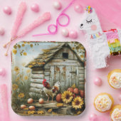 サニーサイドファームハウスの紙皿 ペーパープレート (パーティー)