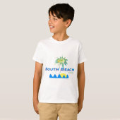 サニーサウスビーチ、フロリダ Tシャツ (正面フル)