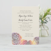 サニーサクラント保護者の名前結婚式招待状 招待状 (スタンド正面)