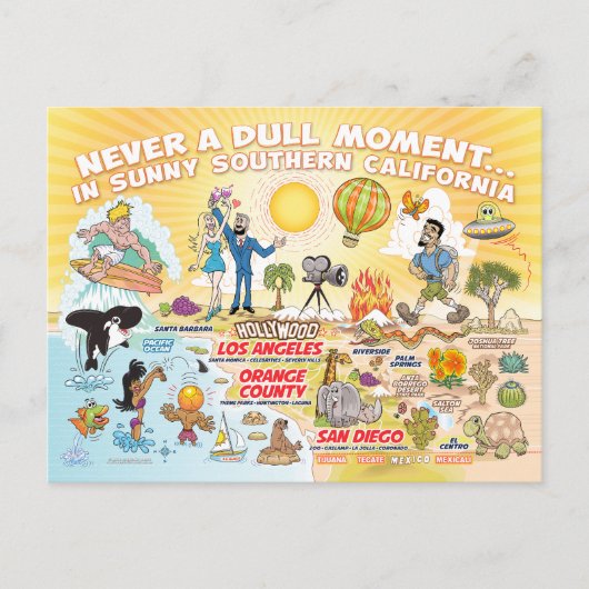サニーサザンカリフォルニアポストカード ポストカード (正面)
