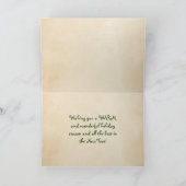 サニーサニベル島フロリダからのメリークリスマス シーズンカード (内部)