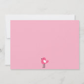 サニーサファリガールアニマルズベビーシャワー招待状 招待状 (裏面)