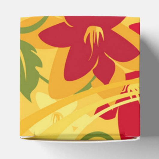 サニーサマーイエローフローラキューブ優先ボックス フェイバーボックス (上部)