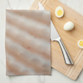 サニーサマーシェル。ロマンチックなエキゾチックな熱帯 キッチンタオル (四つ折り)