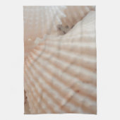 サニーサマーシェル。ロマンチックなエキゾチックな熱帯 キッチンタオル (縦)