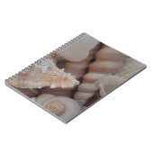 サニーサマーシーシェル、シーシェルビーチラブ ノートブック (左側)