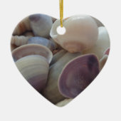 サニーサマーシーシェル、シーシェルビーチ海 セラミックオーナメント (正面)