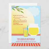 サニーサマーピクニックパーティの招待状 招待状 (正面/裏面)