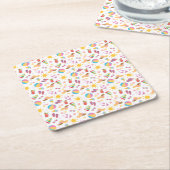 サニーサマー スクエアペーパーコースター (アングル)