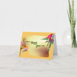 サニーサモアントロピカルサンキューノート サンキューカード