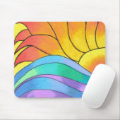 サニーサンセット – マウスパッド (マウス)