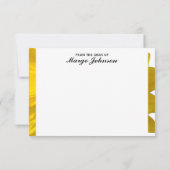 サニーサンフラワーノテパーソナライズされた空白のカード 招待状 (裏面)