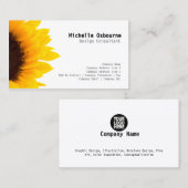 サニーサンフラワー自然名刺 名刺 (正面/裏面)