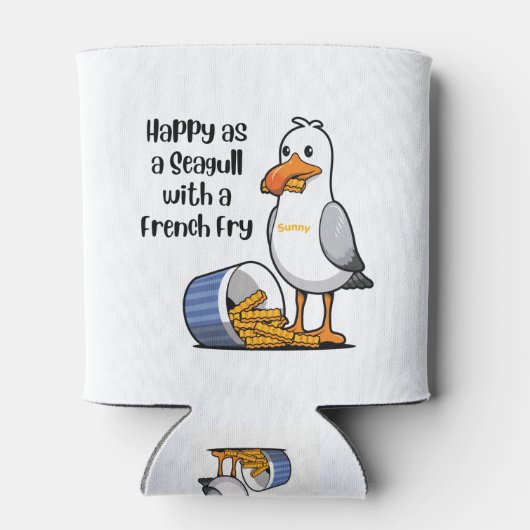 サニーザシーガルとフライフランスのズクーラーボックス 缶クーラー (裏面)