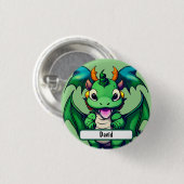 サニーザフレンドリードラゴン名カスタムタグ 缶バッジ (正面&裏面)