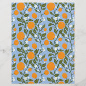 サニーシトラスグローブパターンフラット紙シート (裏面)