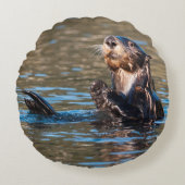 サニーシーオッター ラウンドクッション (正面)