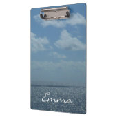 サニーシーカリブのブルー海 クリップボード (左)