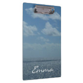 サニーシーカリブのブルー海 クリップボード (右)