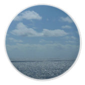 サニーシーカリブのブルー海 セラミックノブ (正面)