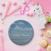 サニーシーカリブのブルー海 ペーパープレート (パーティー)