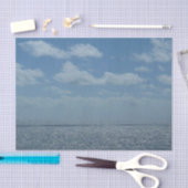 サニーシーカリブのブルー海 薄葉紙 (クラフト)