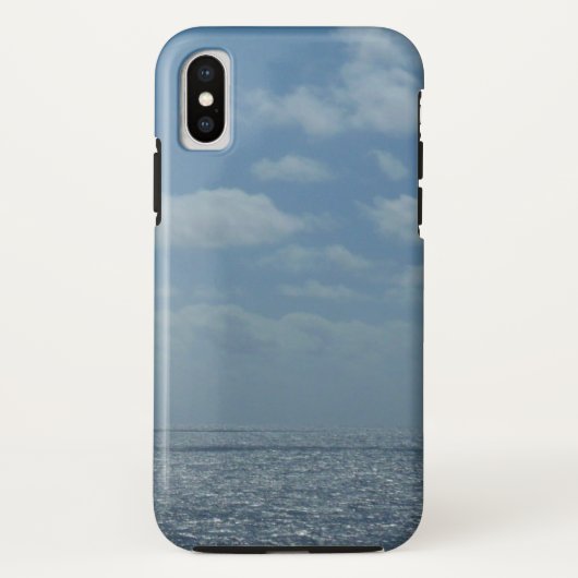 サニーシーカリブのブルー海 Case-Mate iPhoneケース (裏面)